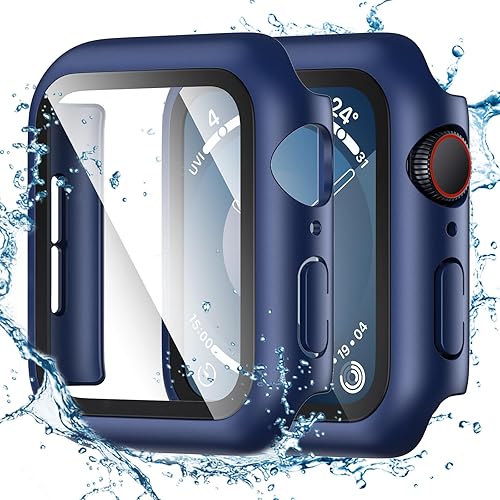 Vista 10 de Tensea para Funda Protectora de Pantalla Impermeable para Apple Watch 40 mm SE 3/SE 2ª Generación/SE/Series 6/5/4 Accesorios, Cubierta Protectora