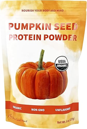 Cherie Sweet Heart - Proteína de semillas de calabaza en polvo, 8 onzas, 100% sin OMG, sin lácteos, apta para dieta cetogénica, sin gluten, sin