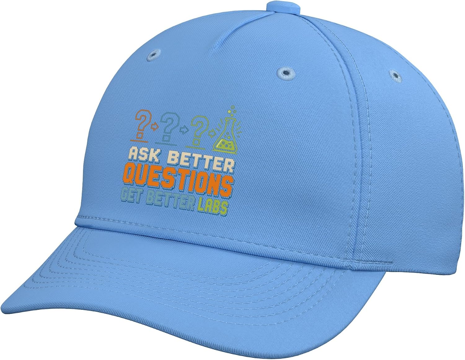 Ask Better Questions Get Better Labs Science Teacher STEM Adjustable Baseball Hat