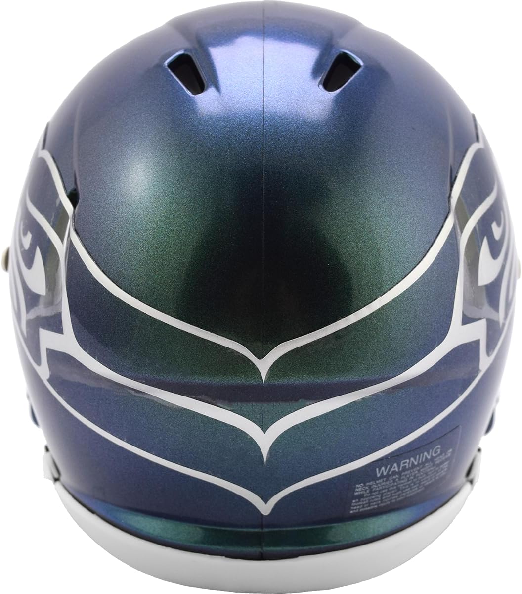 Seattle Seahawks Green 2025 Rivalries Revolution Speed Mini Football Helmet - New in Riddell Box