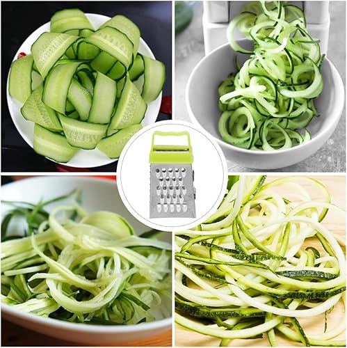 Miniatura 2 de jojofuny 6pcs Mini Cheese Grater Stainless Steel Small Box Garlic Graters for Home Kitchen, Multi-use Vegetable Food Shredder Zester with Handles