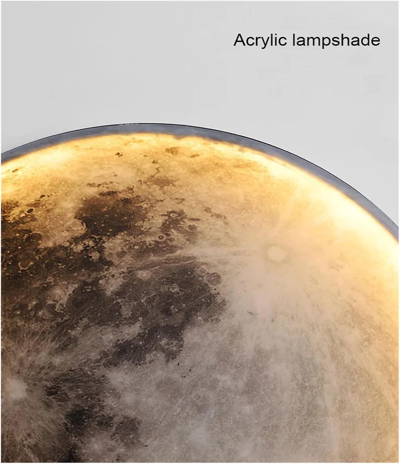 MOYEE Modern Light Luxury Mural Decoration, Living Room Background Wall Decoration, Lunar Wall Lamp, Bedroom Bedside Lamp,Wall Lamps for Bedroom/Black