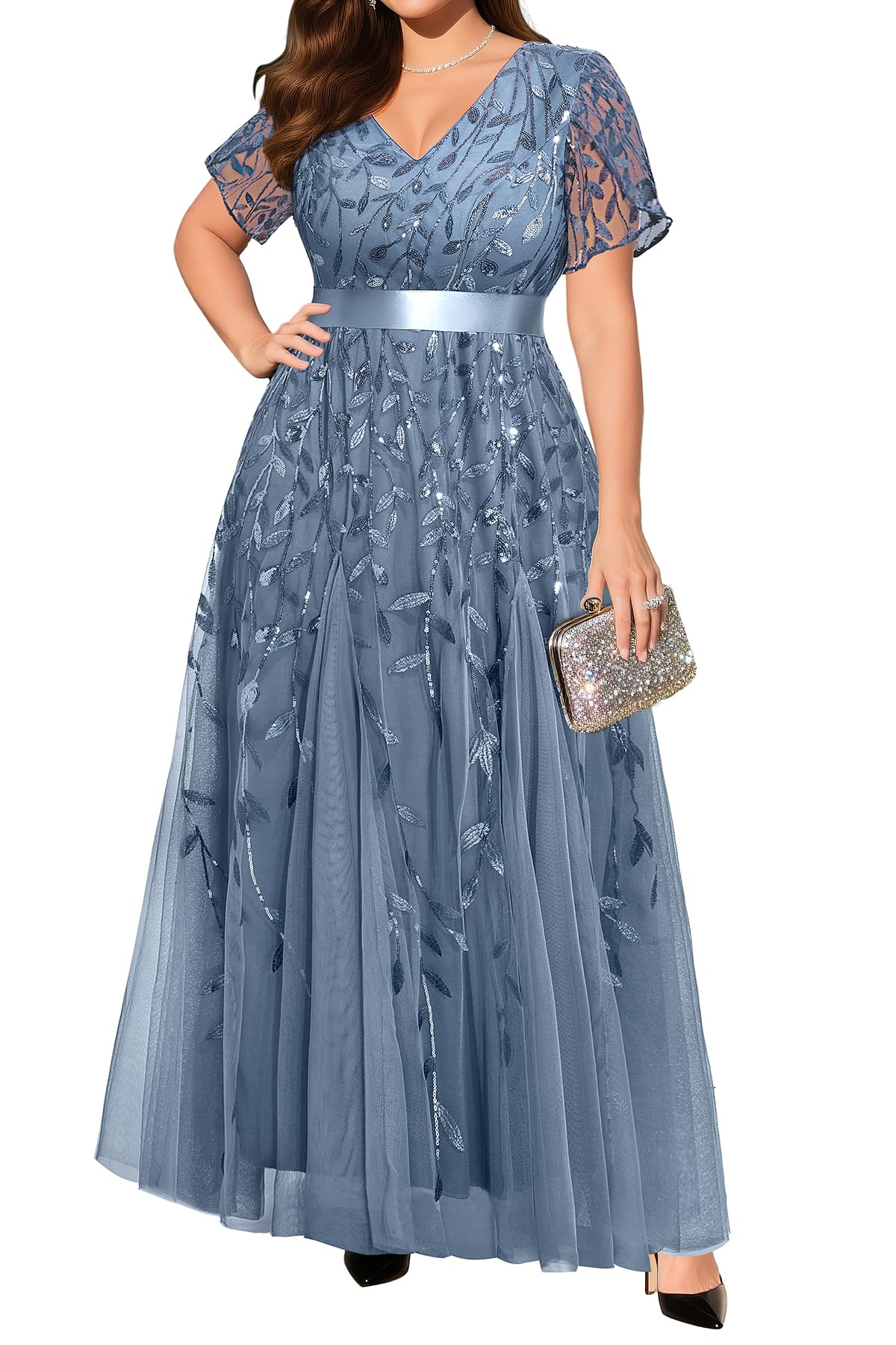 Pinup Sequin Gown