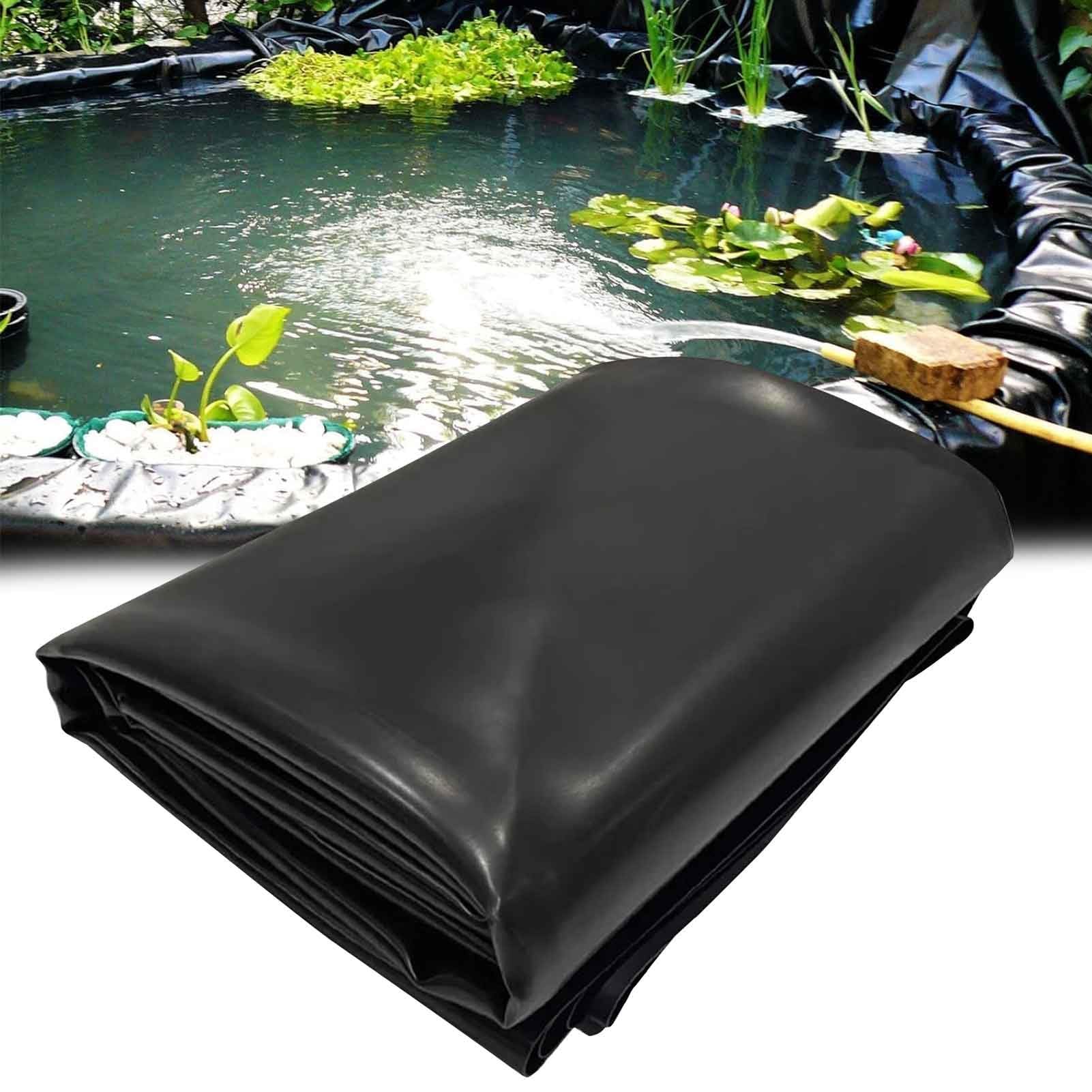 Lámina de Revestimiento de HDPE Duradera para estanques de 3x10 m (9,8x32,8 pies) - Membrana Flexible para estanques de jardín, estanques de Peces, Fuentes y cascadas - Revestimiento exterio