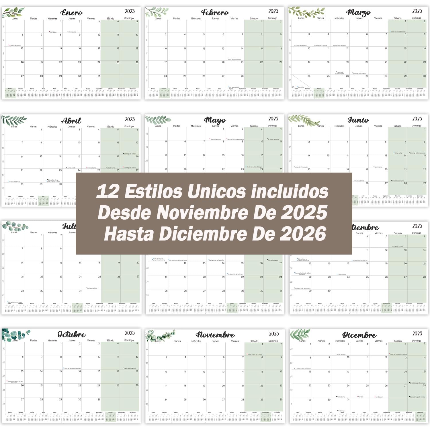 Calendario Magnético Nevera 2026 2027 A4, Calendario Imán Nevera Enero 2026 - Junio 2027, Planificador Mensual Familiar, para Casa Oficina Escolar (Español)