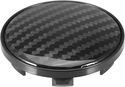 Miniatura 7 de X AUTOHAUX 4 tapacubos centrales de rueda de 2.323 in, cubiertas universales, piezas de tapa de cubo para automóvil, color negro, diámetro interior