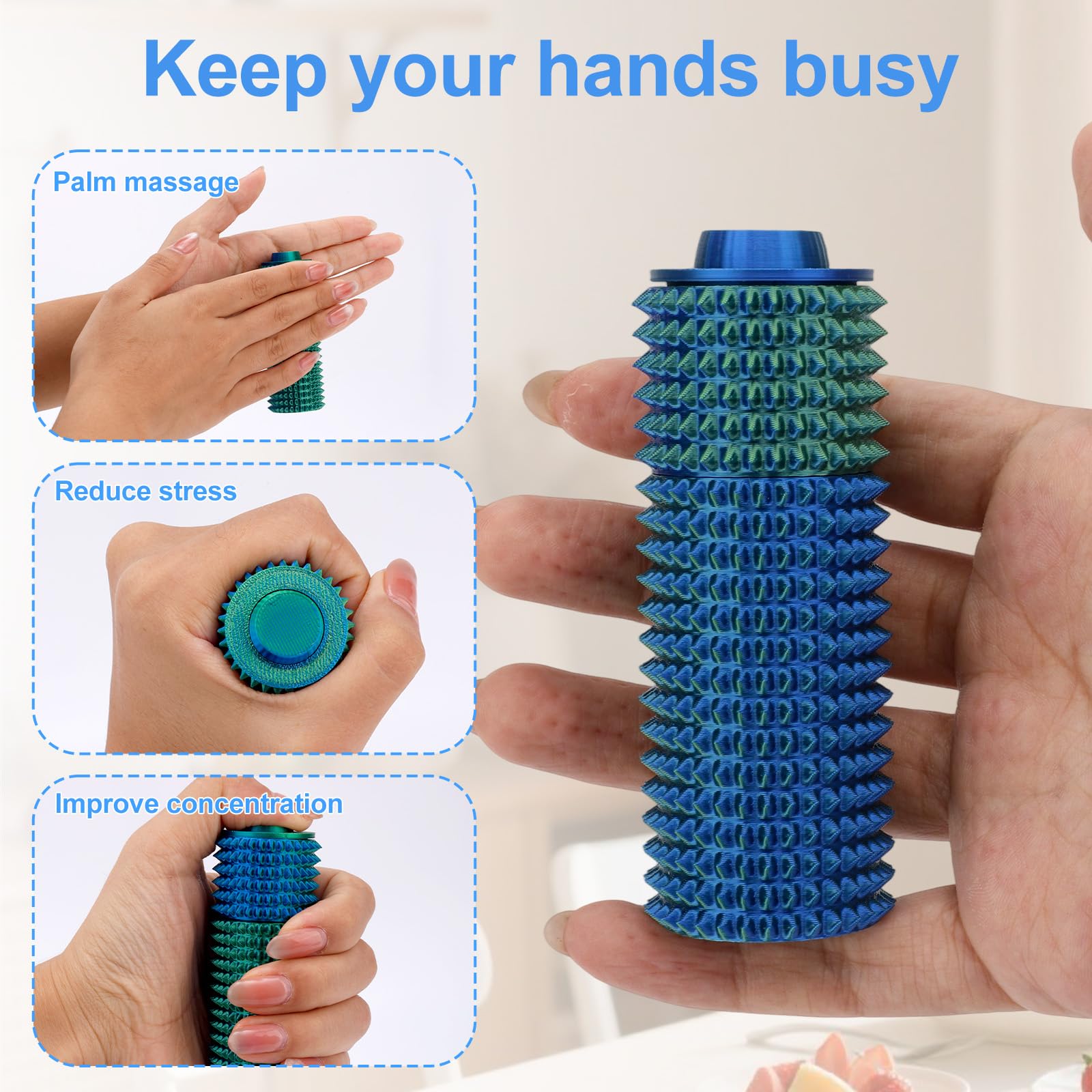 BOXOB 2pcs Pocket Pain Stim Fidget Toy - Image 3