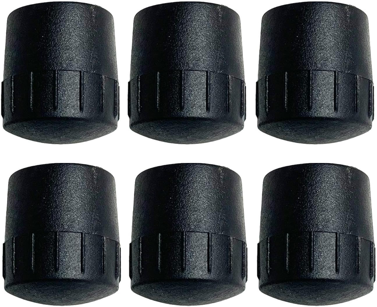 6 Pieces Microphone Stand Foot Pads Protector Cap Tip Instrument Accessories Bottom Pads Cover Buffer Rubber Cover, for Tube Dia 25mm