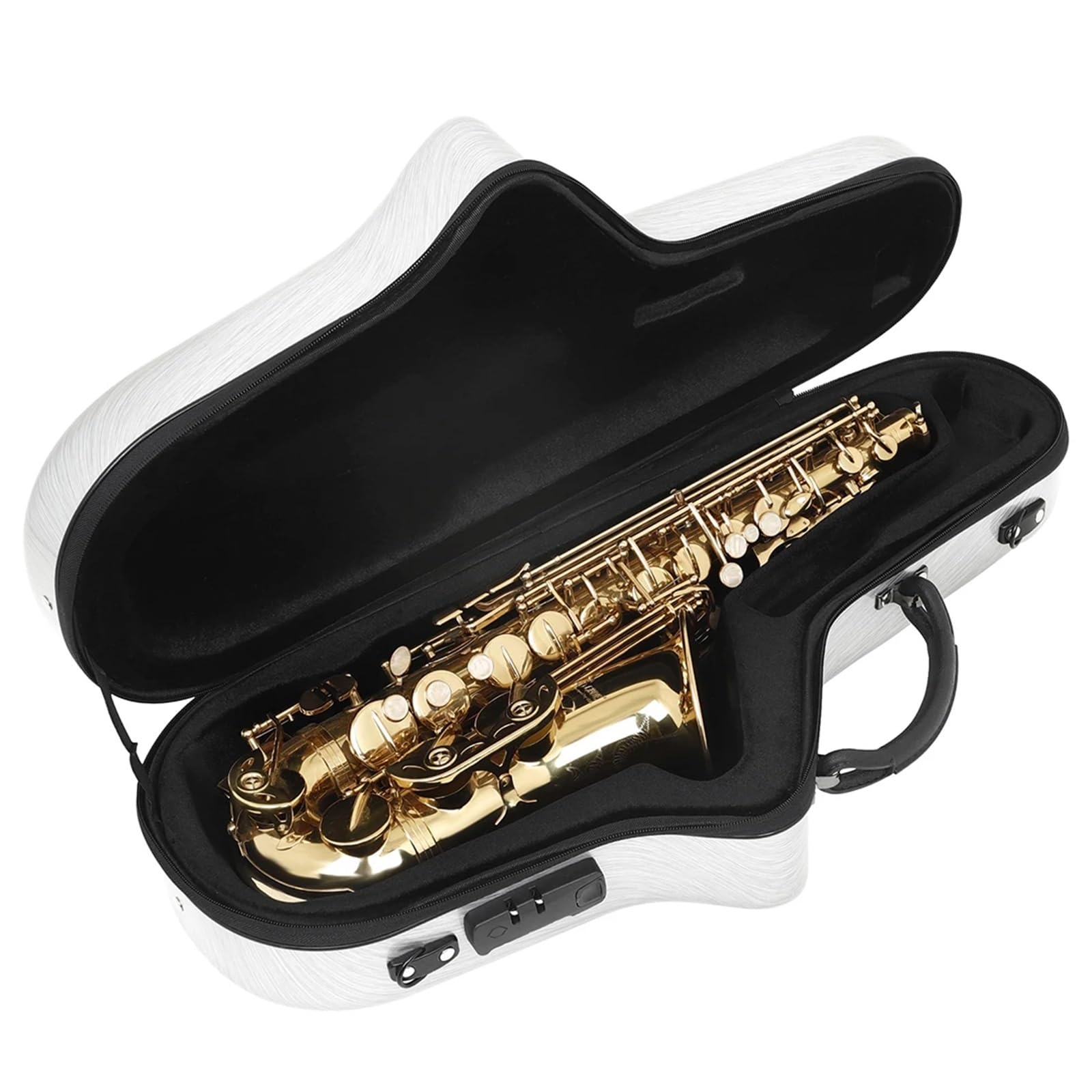 Custodia per sassofono Custodia for sassofono contralto, impermeabile, resistente alla compressione, borsa for il trasporto a doppia spalla, portatile