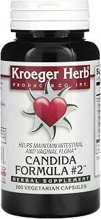 Kroeger Herb Co Candida Formula #2, 100 Vegetarian Capsules