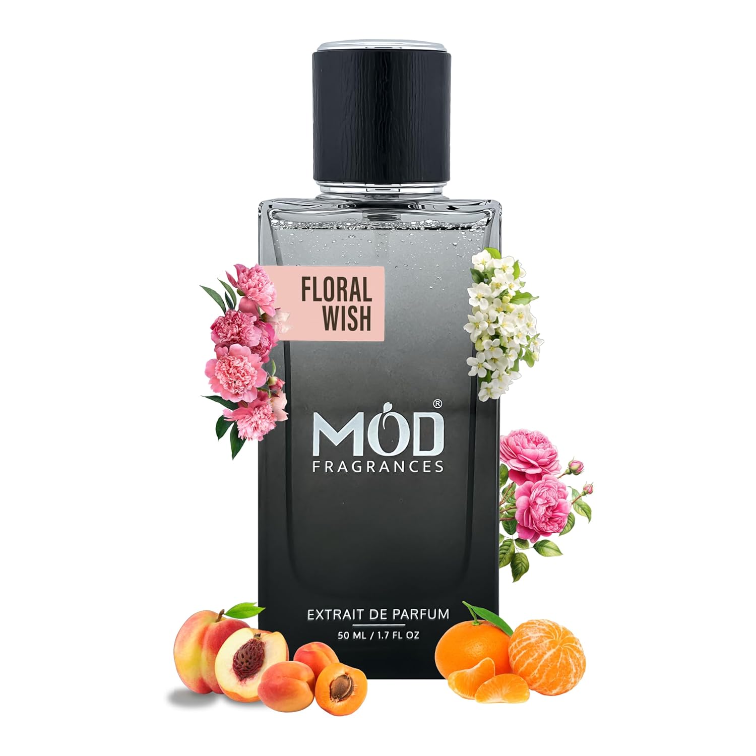 Mod Fragrances Floral Wish Perfume For Women Inspired By Miss D'ore Perfume Long Lasting Floral Amber Fragrance Extrait De Parfum 50ml