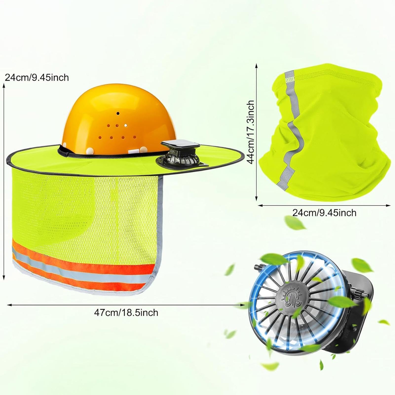 Visière de casque de protection légère pour les collations et bandana avec