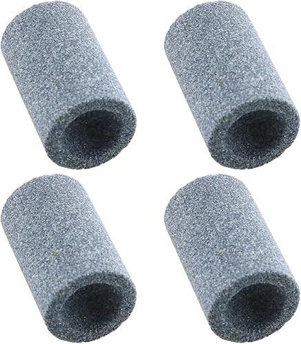 E-outstanding Sacapuntas de dardo redondo, 4 unidades, 0.6 x 1.0 in, piedras de afilar para punta de acero, dardos y amoladora de dardos