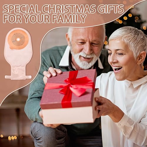 Miniatura 7 de Eyourlife 20 bolsas de colostomía, suministros de colostomía para bolsas de ostomía, bolsas drenables de una pieza con cierre de abrazadera para