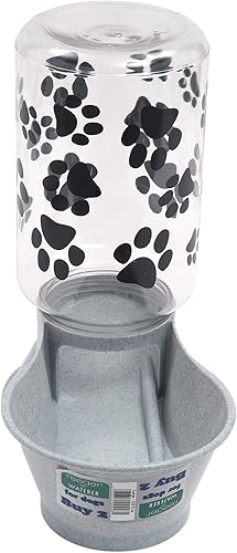 Miniatura 4 de Lixit Comederos reversibles de agua o alimentos secos para gatos y perros (pequeño, granito)