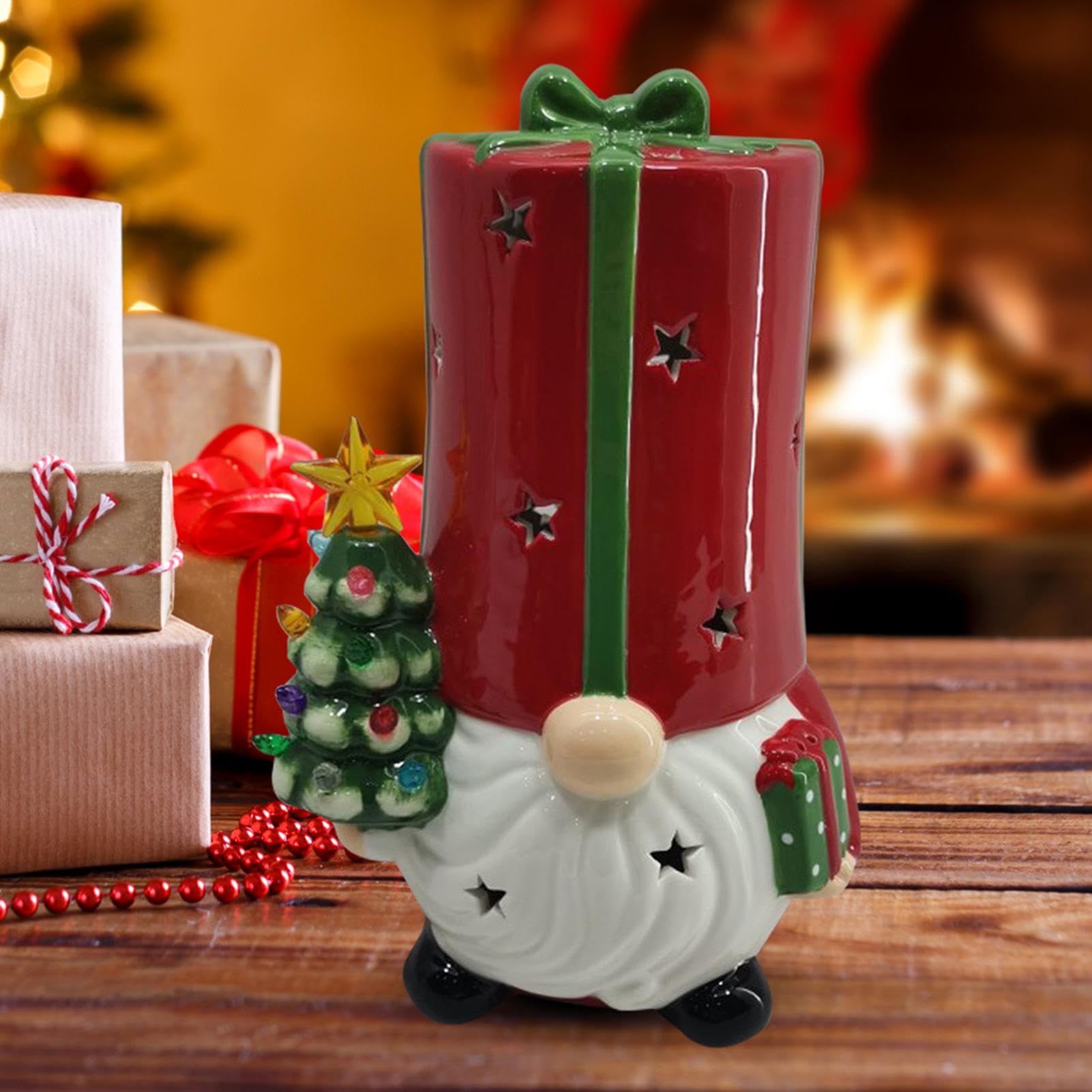 Weihnachtswichtel, Keramik, Weihnachtsdekoration, Zwergdekoration