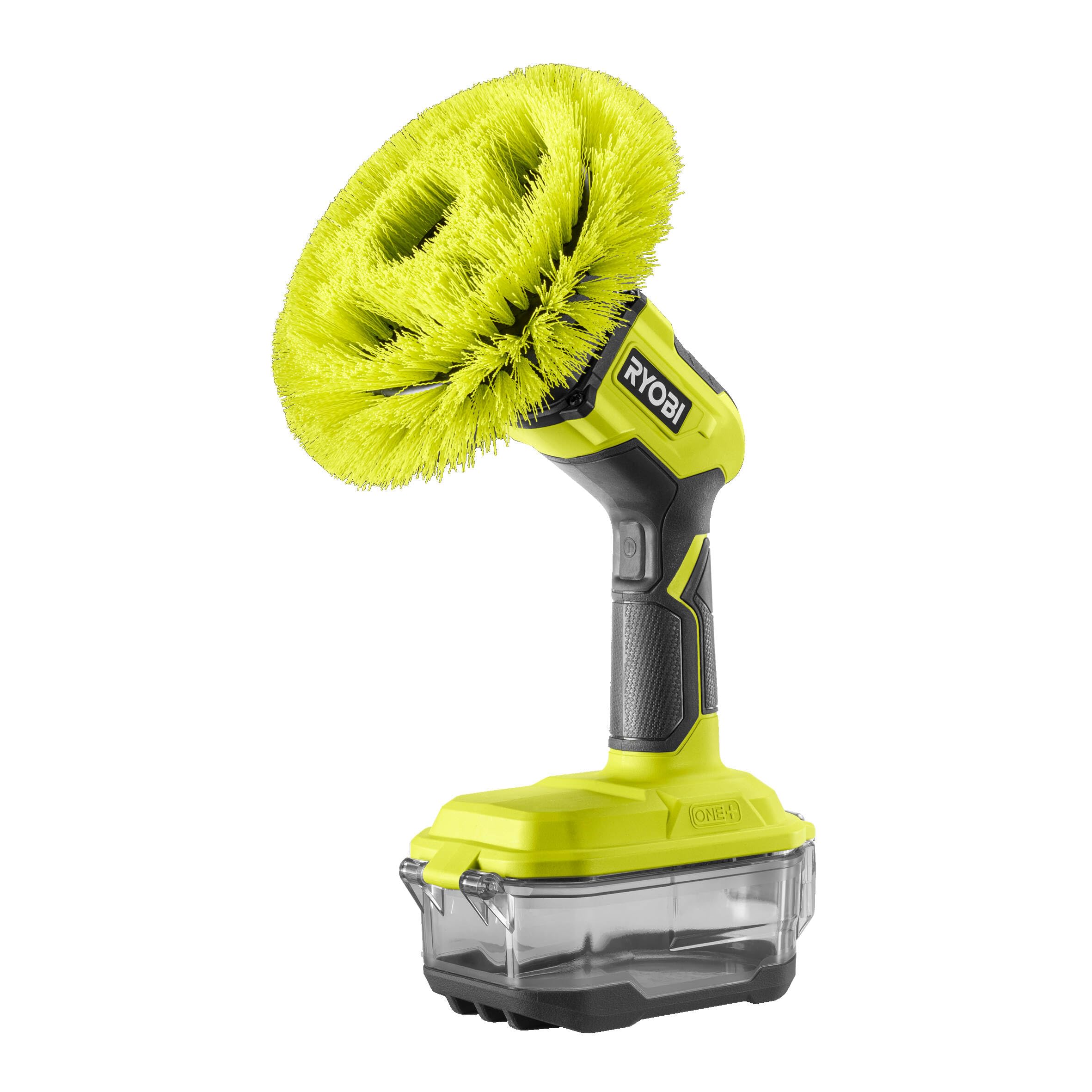 RYOBI 18 V ONE+ Akku-Reinigungsbürste R18CPS-0 (15 cm rotierender Borstenkopf, ohne Akku und Ladegerät)
