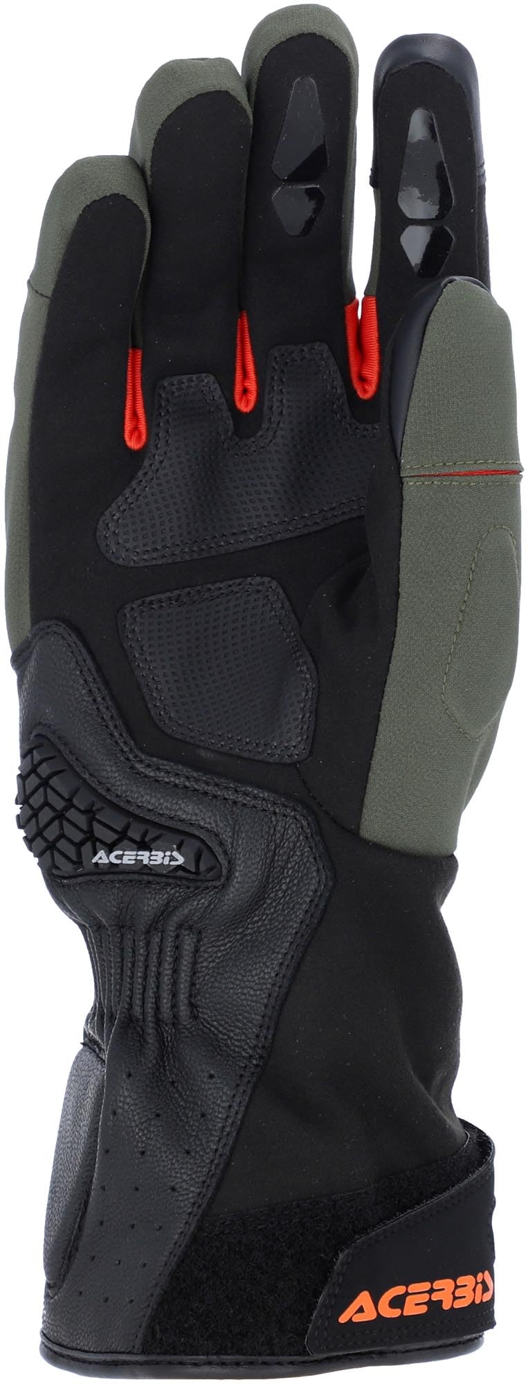 Acerbis Crossover WP wodoodporne damskie rękawice motocyklowe, czarny/zielony, S