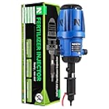 NEWTRY Fertilizer Injector for Drip Irrigation, 0.4%-4% Adjustable Dosing Pump, 3/4'' NPT Water Powered Liquid Doser for Garden, Greenhouse, Irrigation & Hydroponic System, Farm, Grow Tent
