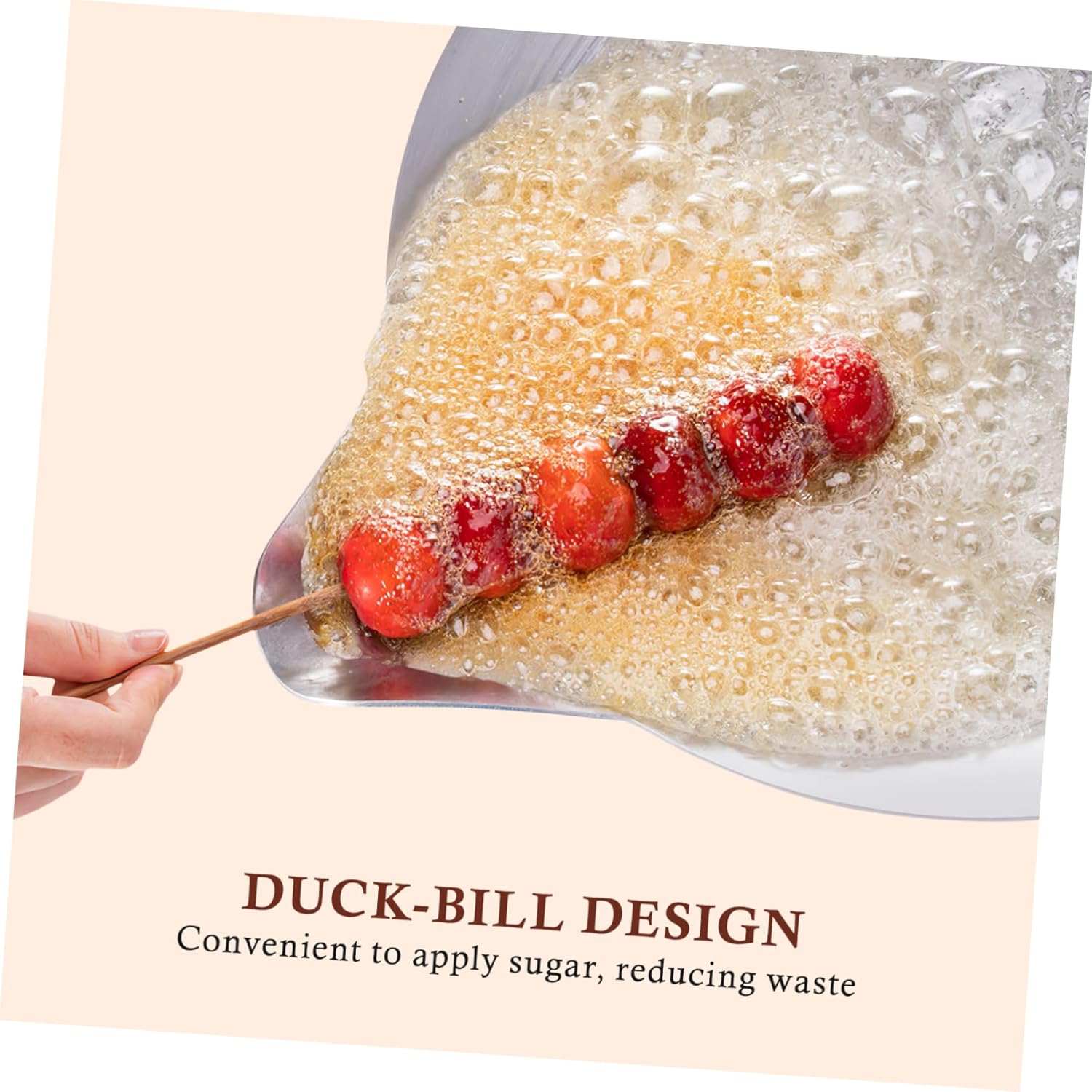 Generic Melting Pan for Tanghulu Making Metal Butter Pot Easy to Use - Handle Non-Stick Cooking Tool