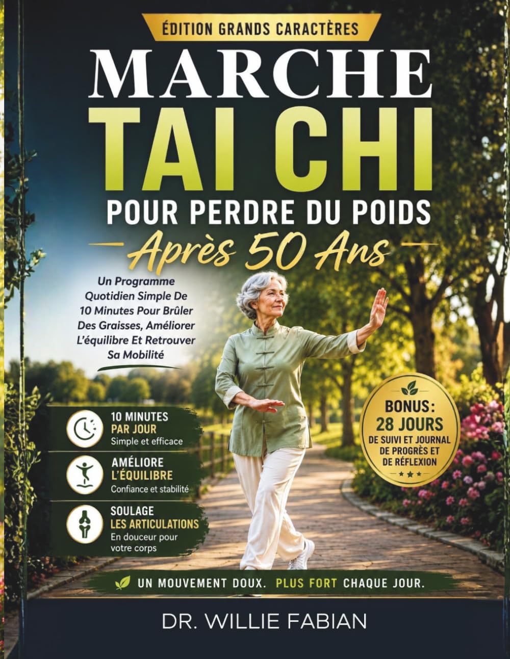 Marche Tai Chi Pour Perdre Du Poids Après 50 Ans: Un Programme Quotidien Simple De 10 Minutes Pour Brûler Des Graisses, Améliorer L'équilibre Et Retrouver Sa Mobilité