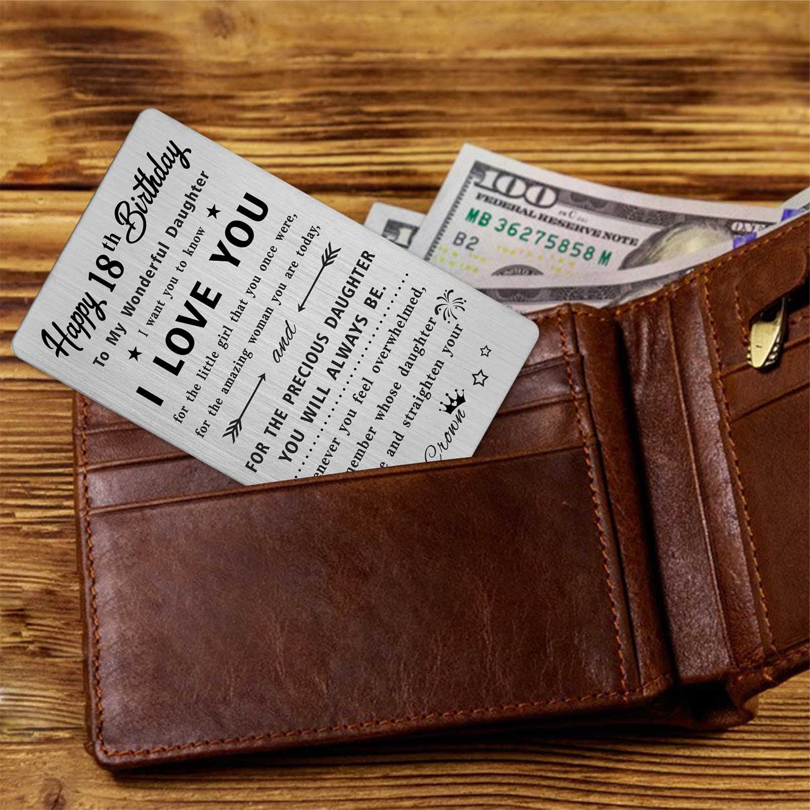 Carte D'anniversaire De 18 Ans Pour Filles, Cadeaux D