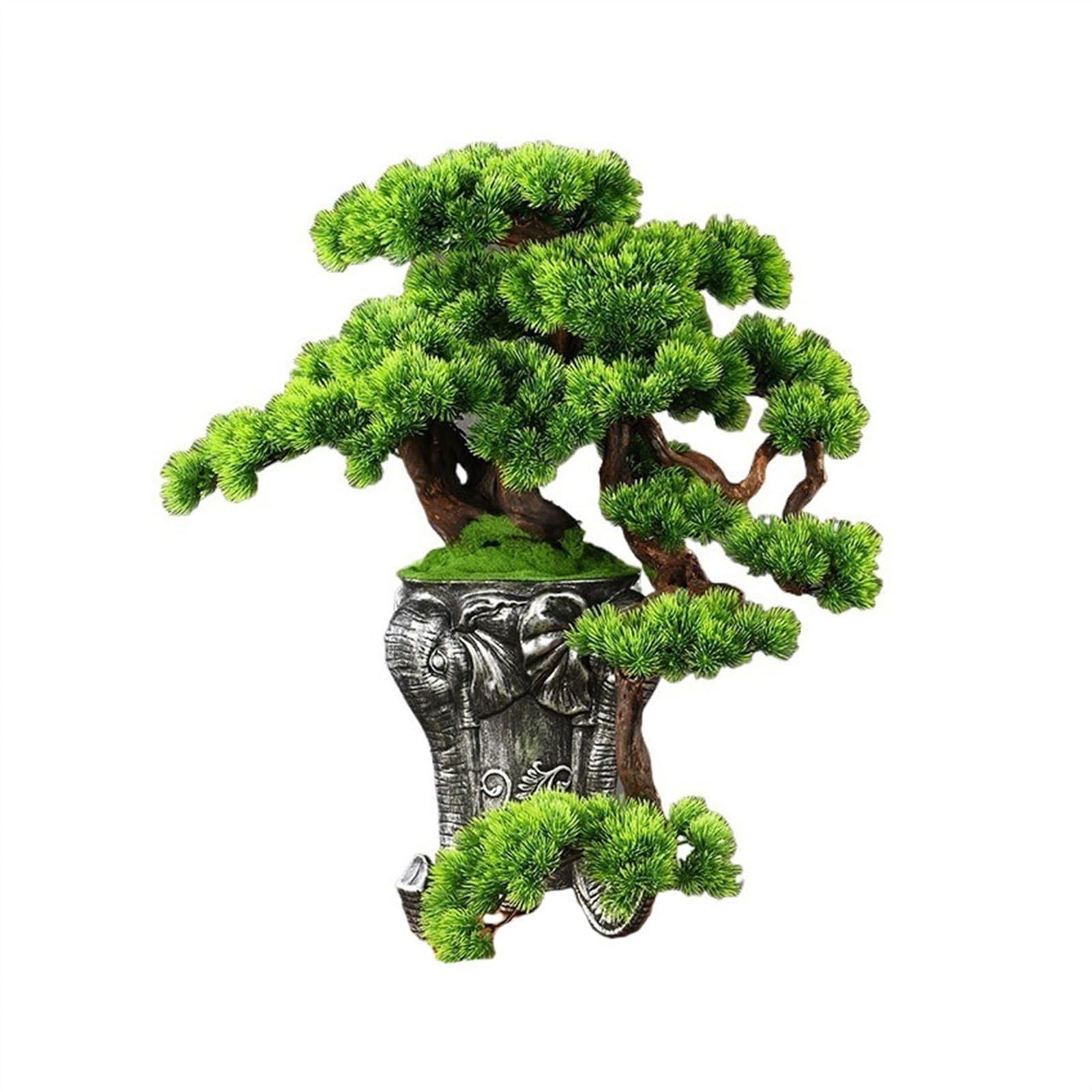 HCZKIUJY Bonsai Office Living Room Entrance Decoration Artificial Greenery Decorations Simulation Bonsai Opening, Housewarming Gift Ornaments Plant