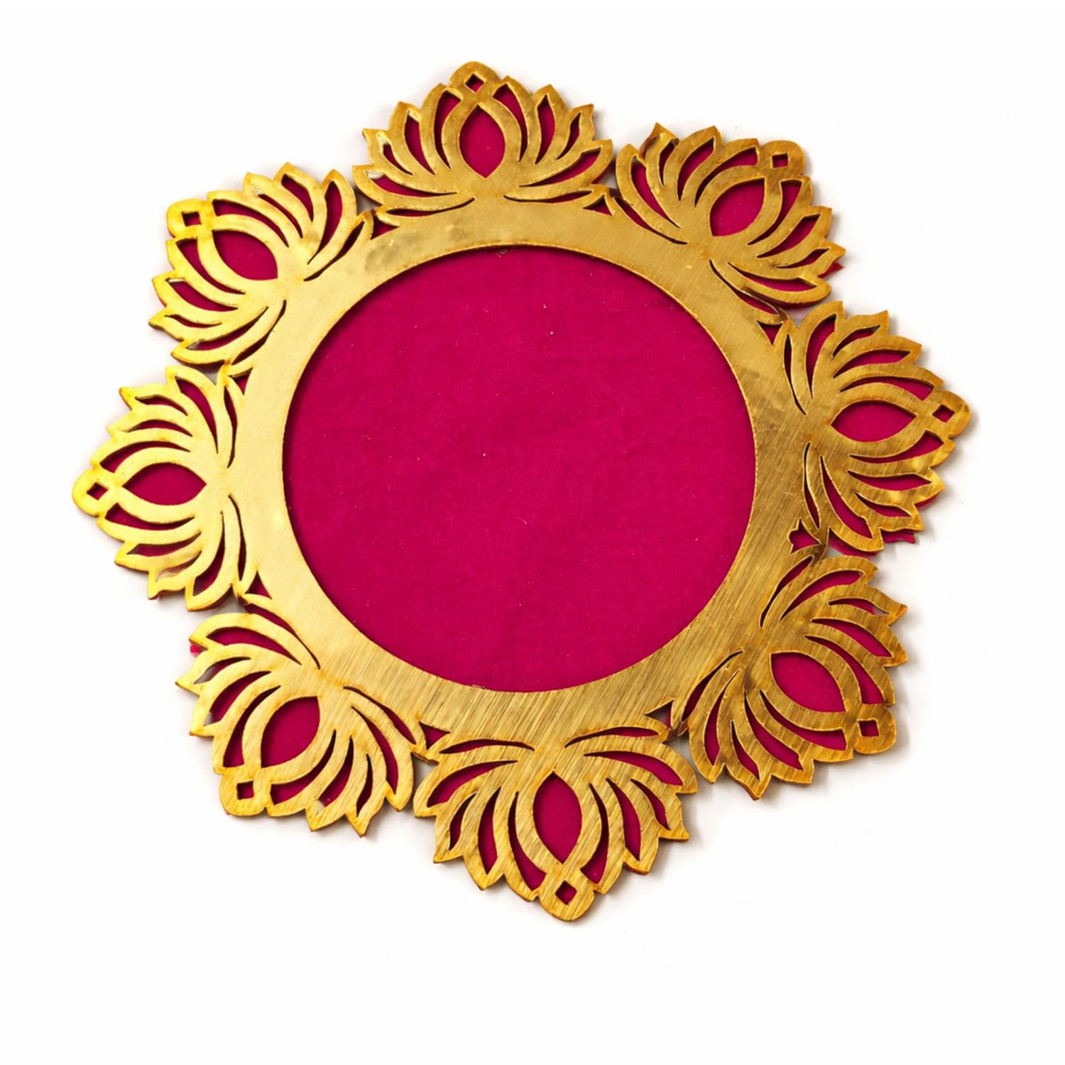 MDF Lotus Design Decorative Laser Cut Wooden Frame Cutout for DIY Craft, Toran Making, Wall Hanging, Resin Art, Painting & Handmade Home Decor Projects (Pack of 4)-picture-17
