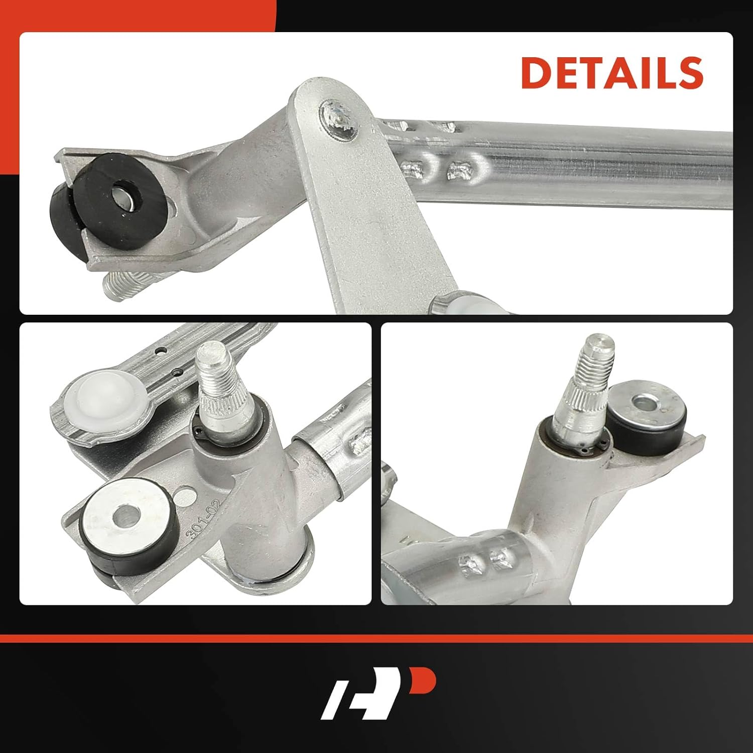 A-Premium Front Windshield Wiper Linkage Compatible with Ford Escape 2001-2006 & Mazda Tribute 2001-2006 & Mercury Mariner 2005-2006