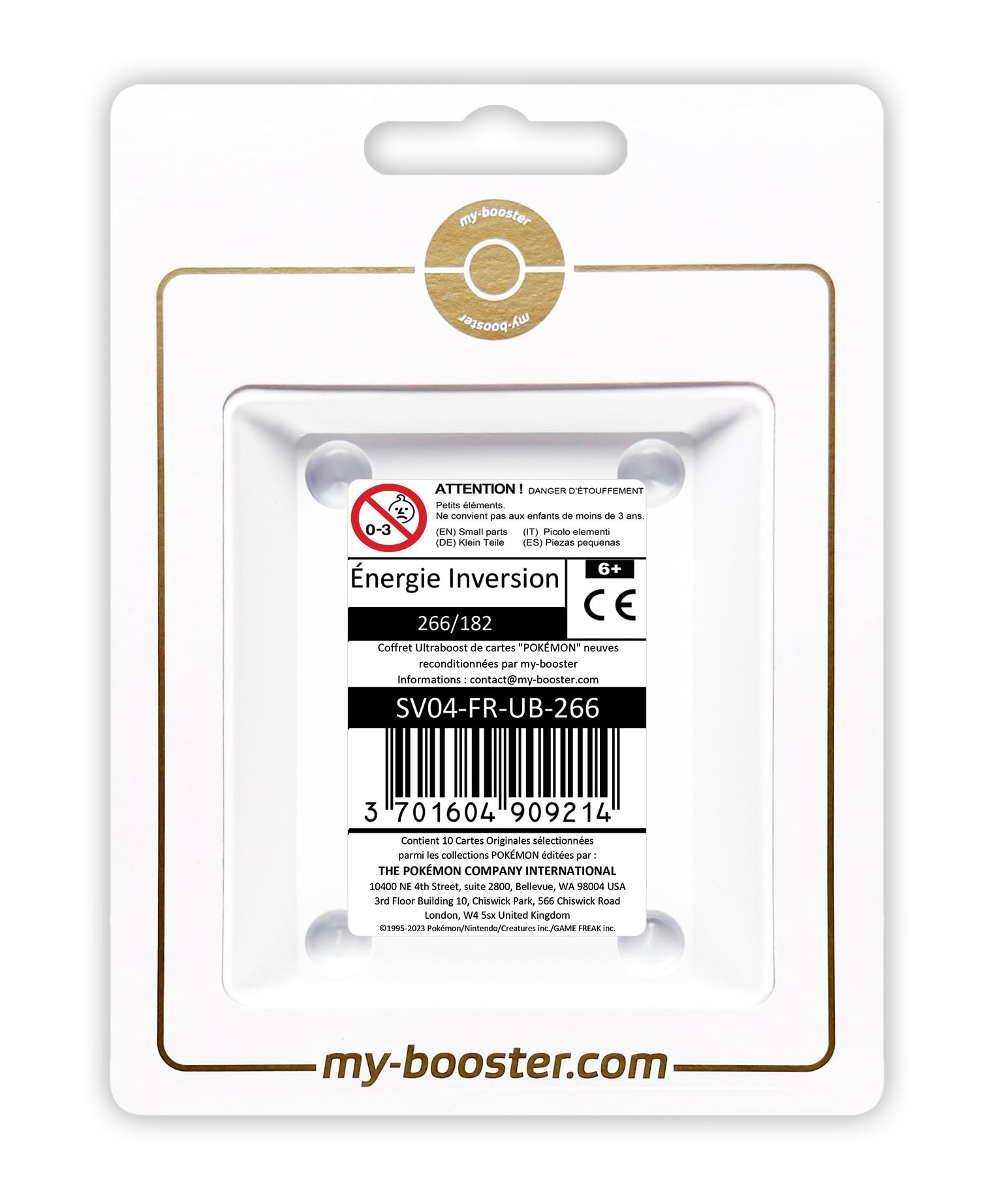 Énergie Inversion (Reversal Energy) 266/182 Shiny Gold Energy - Ultraboost  X Écarlate et Violet 4