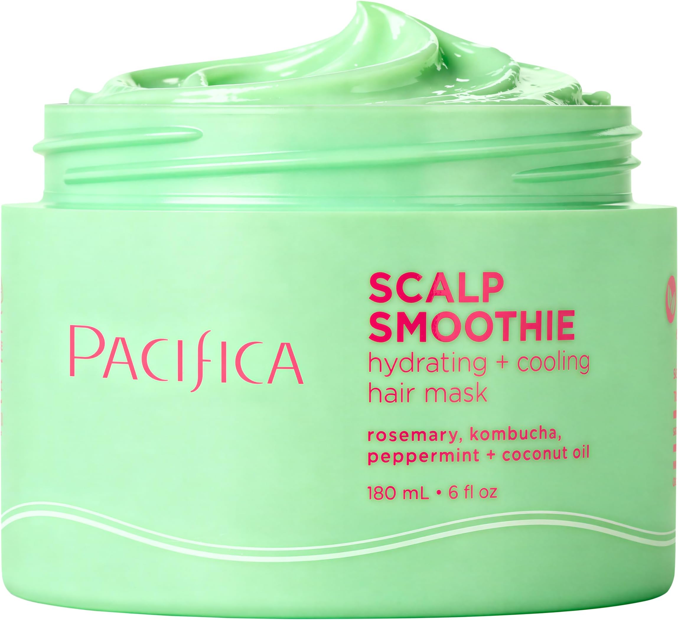 Scalp Smoothie Hydrating Scalp Treatment & Leave-On Hair Mask, Cooling Relief for Dry, Flaky, Itchy Scalp & Thinning Hair, Vegan & Cruelty-Free, 6 fl oz