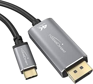 Club3D Câble USB C Vers DisplayPort 1.4 8K 60 Hz, 4K 120 Hz Et
