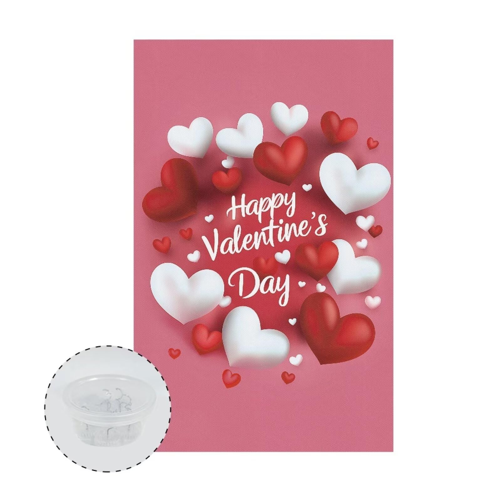 GLENLCWE Happy Valentines Day Recliner Headrest Protector for Living Room Headrest Cover for Chair 2 Pcs Recliner Headrest Covers