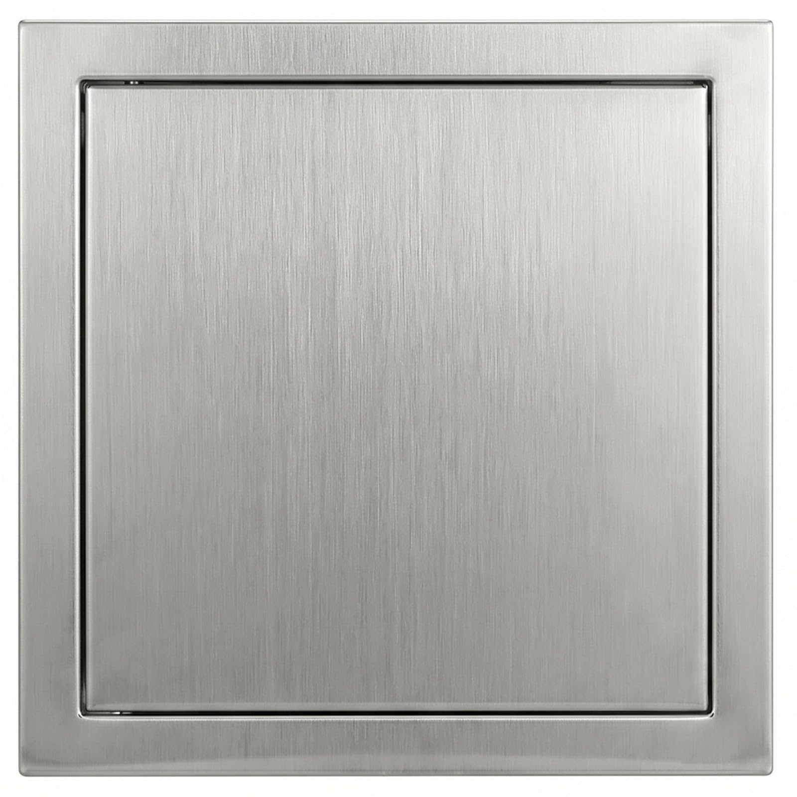 Panel de Acceso de Aluminio con Cierre Magnético para Trampilla Pladur, Puerta de Inspección de Instalación Empotrada para Pared y Techo, Plomería y Caja de Distribución(Gris,450 x600 mm)
