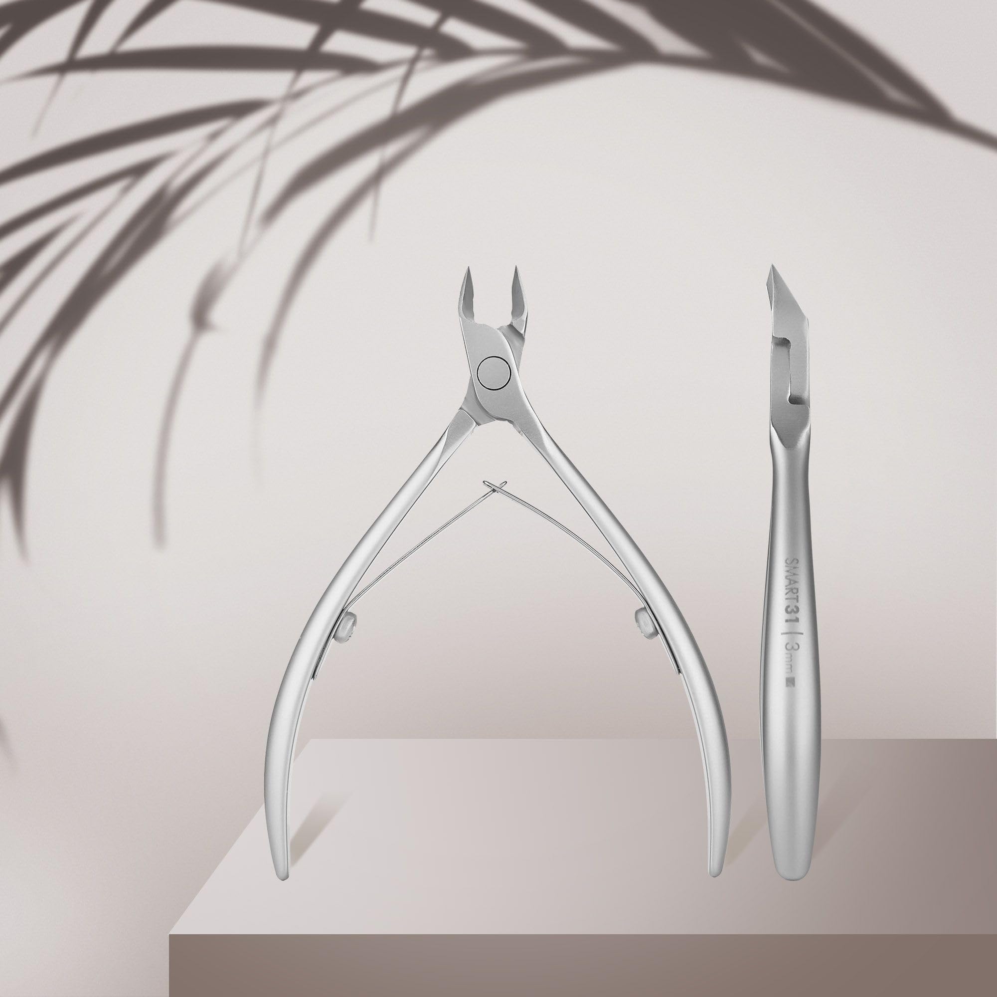 STALEKS PRO by Natury Nails Pinza professionale per cuticole 3 mm. Acciaio inossidabile (Smart 30-3mm)