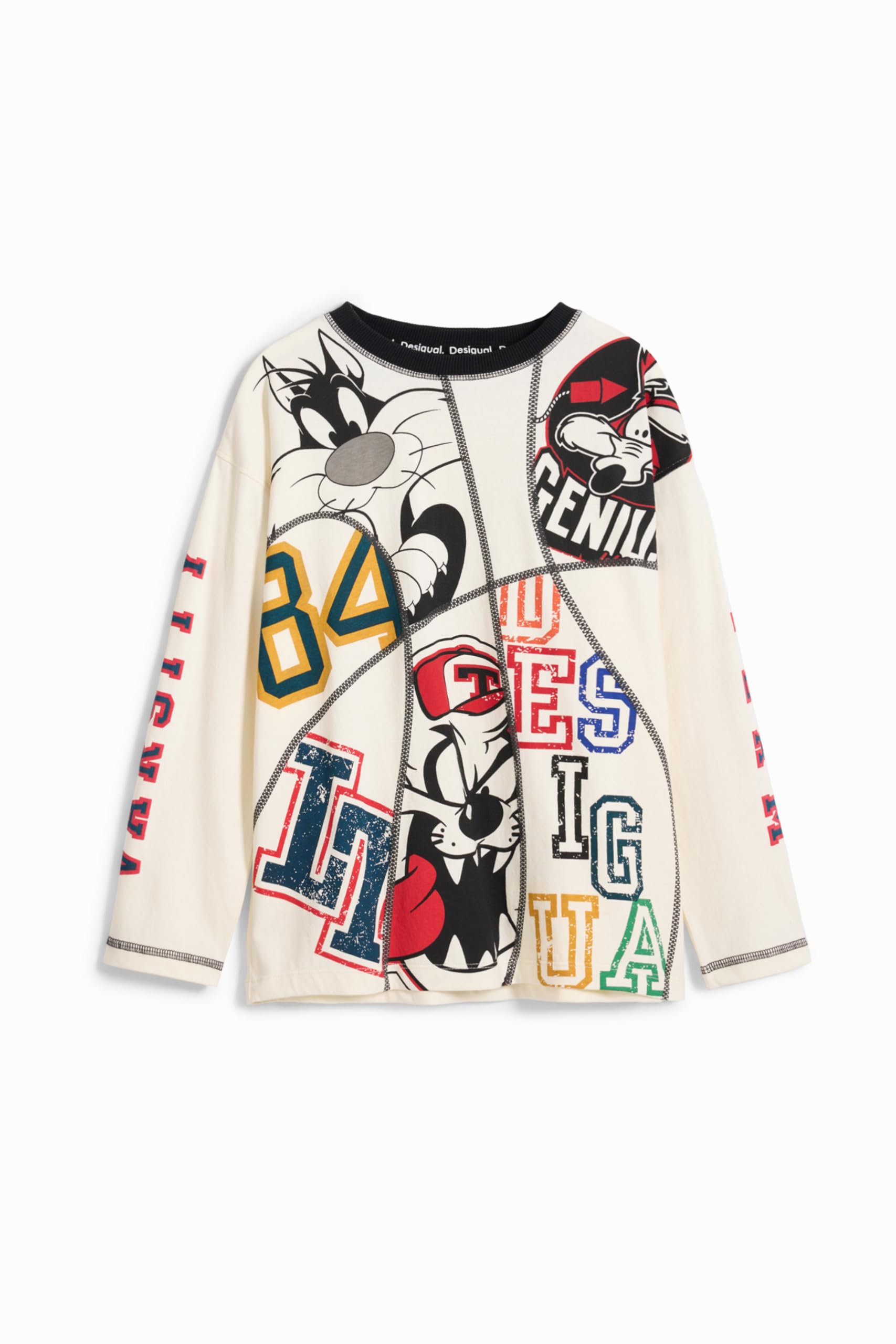Desigual Boy Knit T-Shirt Long Sleeve Camisa Niños
