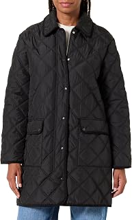 GANT Damen Quilted Coat With Cord Trim Jacke (1er Pack)