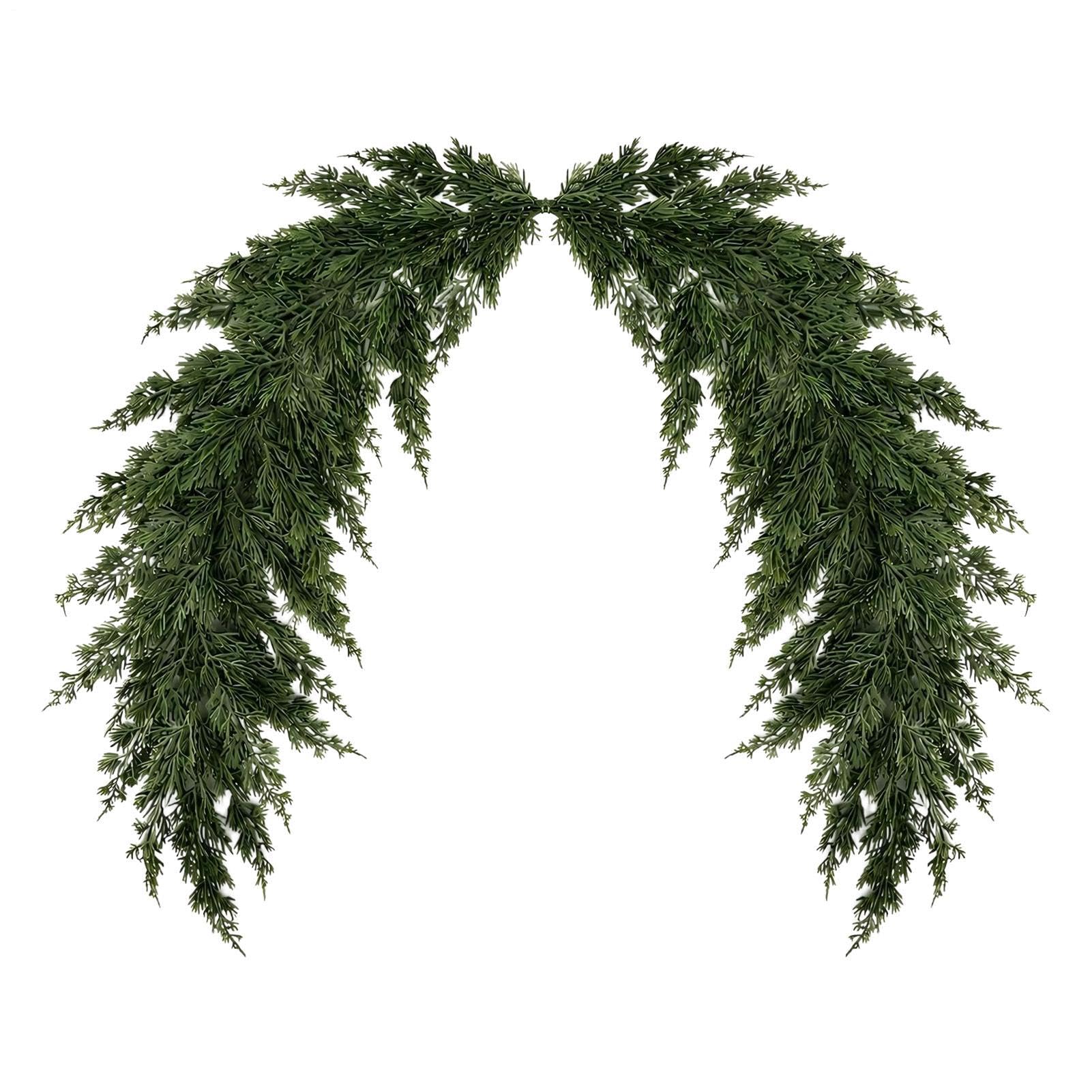 Weihnachtsgirlande Außen 120 cm realistische künstliche Party-Outdoor-Deko