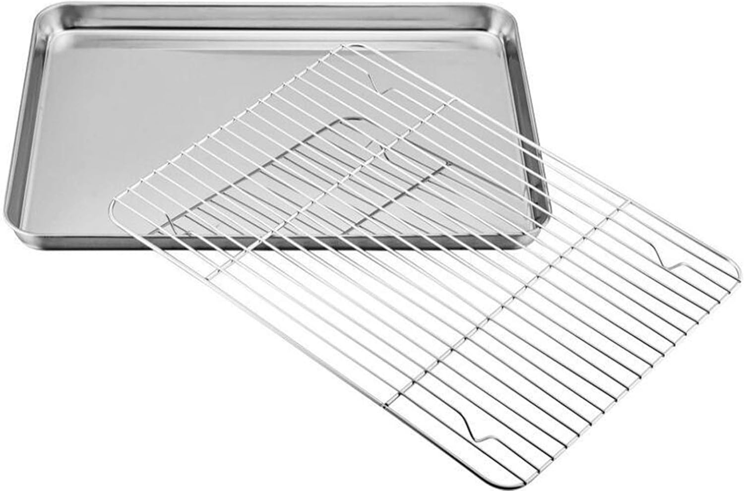 Mokpi Baking Sheet and Rack Set, Half Sheet Pan Cookie