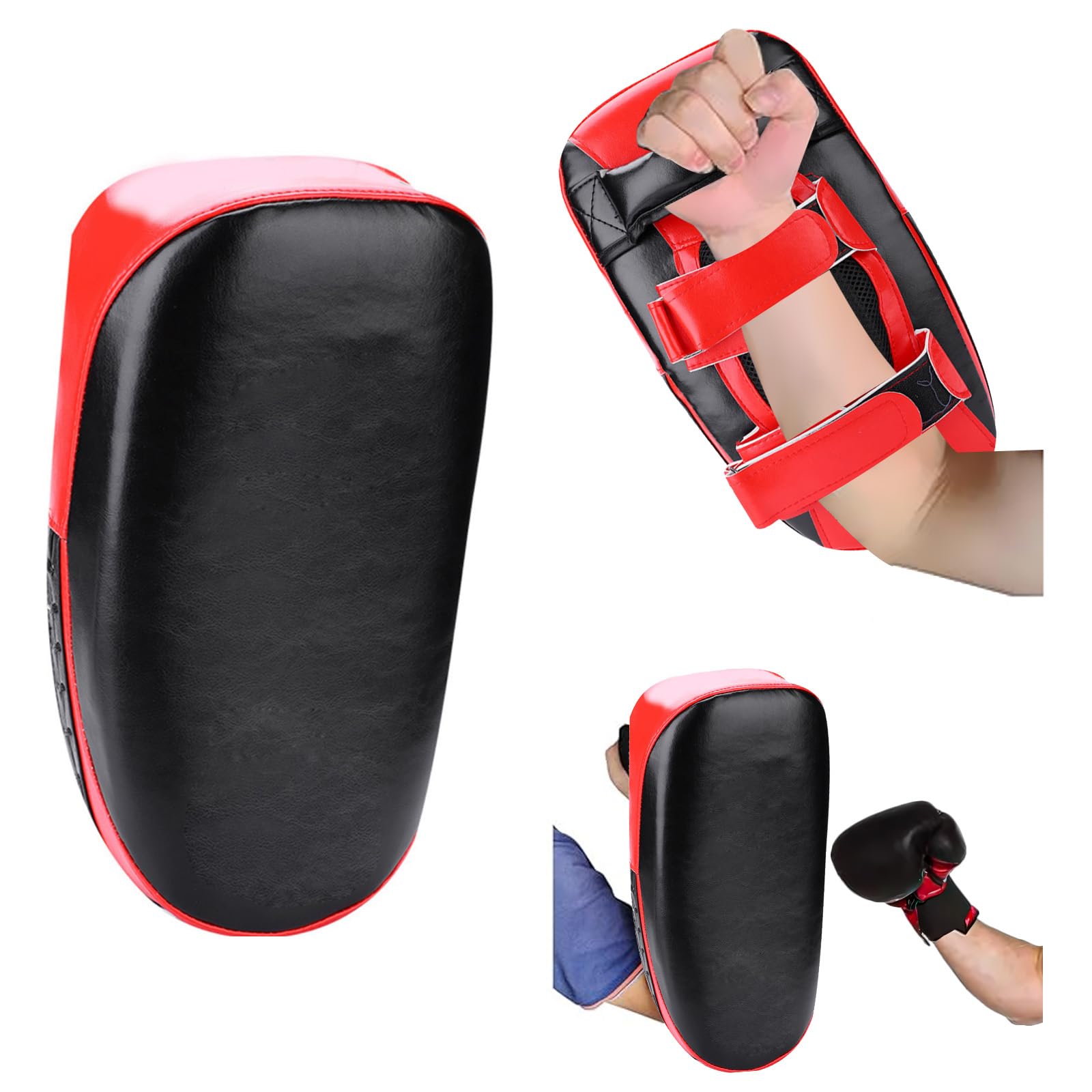 Muay Thai Boxeo Kicking Curve Pad Mano Pies Objetivo Golpear Señal de Entrenamiento