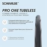 Schwalbe Pro One Pneu Unisex-Adult, Noir, 700x25 - 2