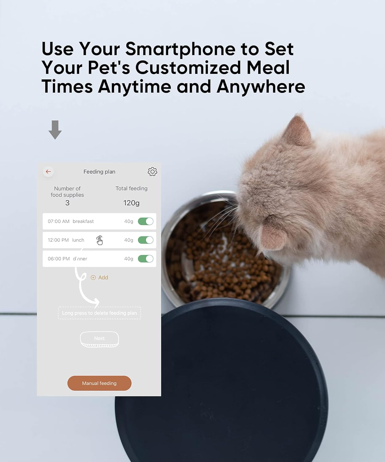 Feeder encouragement audio