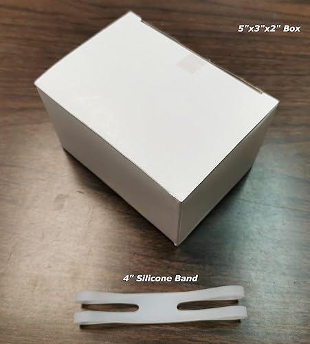 Miniatura 3 de 10 bandas cruzadas de goma de silicona en forma de H para envolver y agrupar artículos (4 pulgadas)