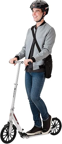 Miniatura 6 de Razor Patinete A5 Lux Kick  Ruedas grandes de 8 pulgadas, manubrio plegable, ajustable, ligero, para ciclistas de hasta 220 libras