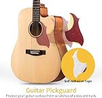 Donner Beginner Acoustic Guitar for Adult Full Size 41 Inch Cutaway Acoustique Guitare Bundle Kit with Gig Bag Tuner Capo Pickguard String Strap Picks Cloth, Right Hand, Natural, DAD-140C