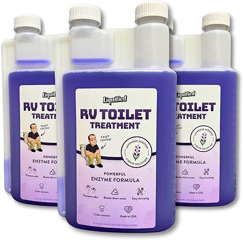 Miniatura 19 de Liquified RV Toilet Treatment - Digestor para tanque de retención de aguas negras, eliminador de olores, aroma naranja, Matts RV Reviews, 32 onzas
