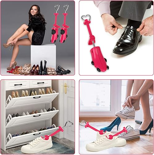 Miniatura 7 de Parts3A Estirador de zapatos para hombres y mujeres, estirador de botas, ajustable en 4 direcciones para estirar el ancho de la longitud