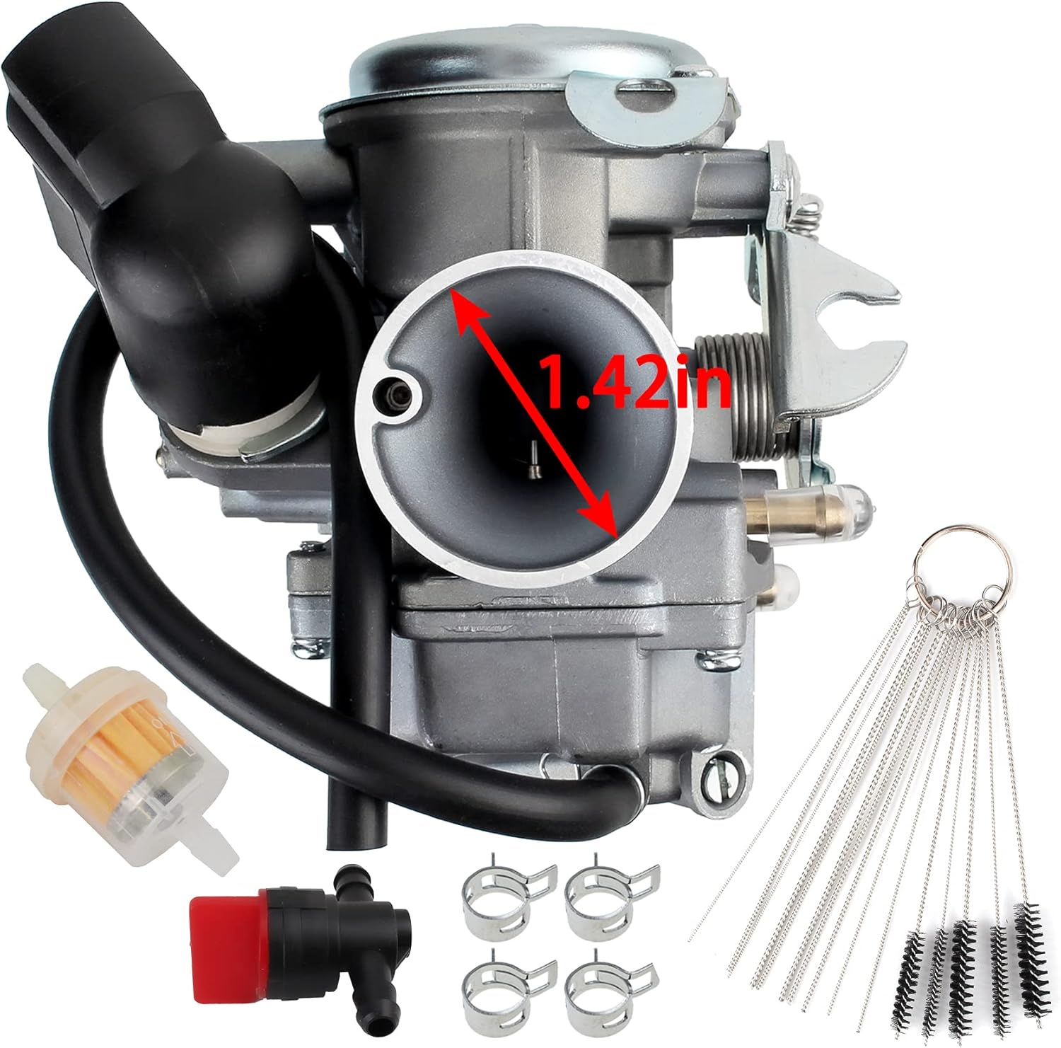 Carburetor For Honda Ruckus 50 NPS NPS50 NPS50S AC 20082019 W/ Gas