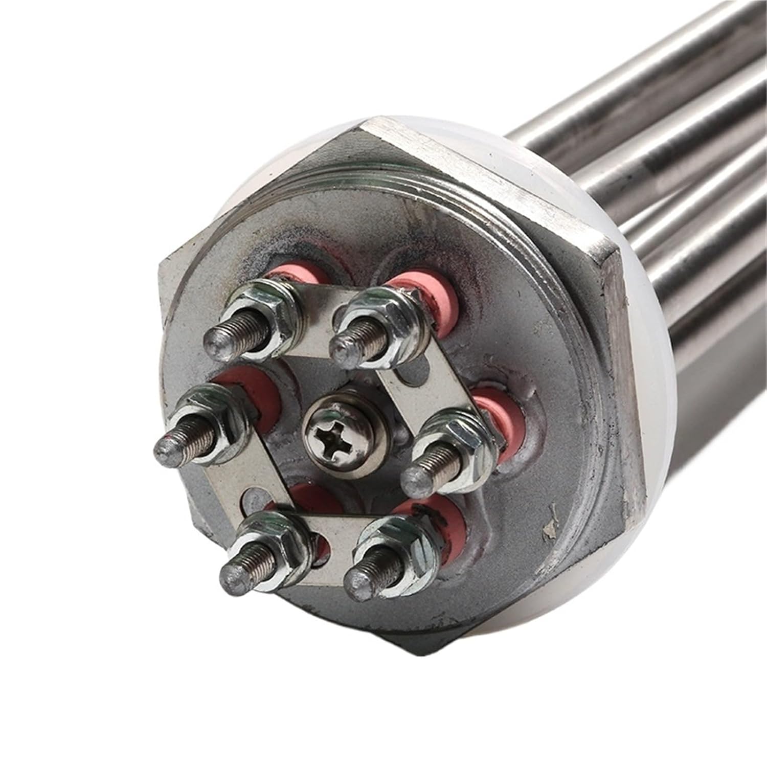 Water Heating Element Immersion Heater Parts with Ground Screw DN40 DN32 DN50 304SS Heating Pipe 3KW/6KW/9KW/12KW