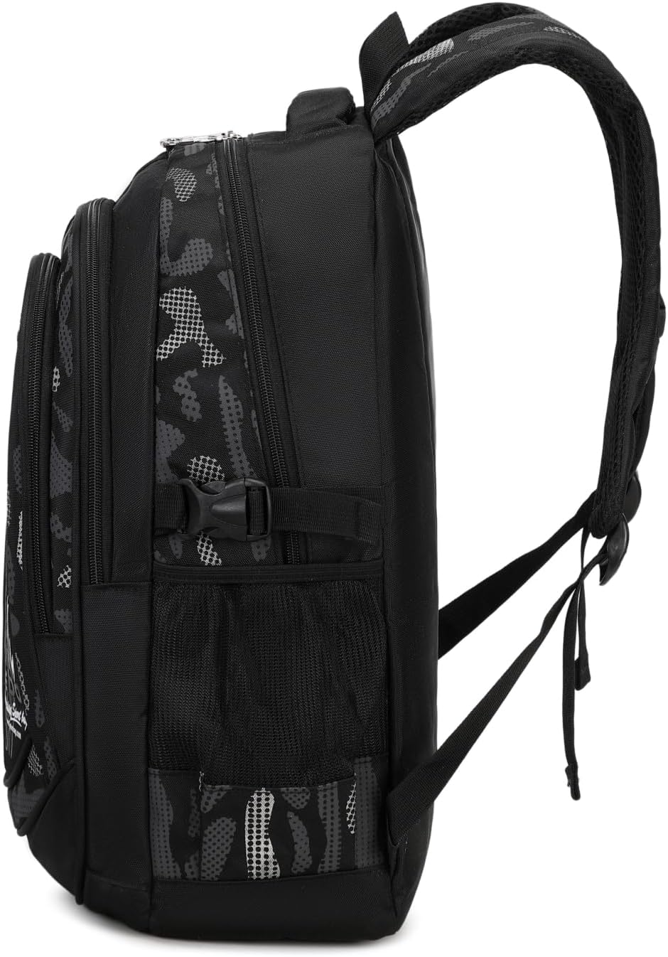 BABUN Backpacks for Boys Elementary Middle School Bags Kids Heavy Duty Durable Teenage Student Sturdy Bookbag Travel Waterproof 18in (D-Black)
